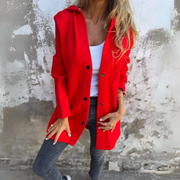 Lilah | Casual Single-Breasted Blazer with Hood